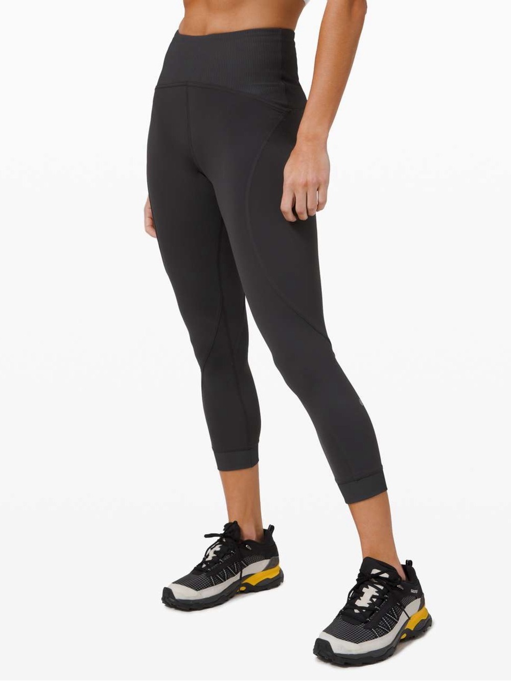 lululemon train free high rise crop leggings 23” in graphite grey